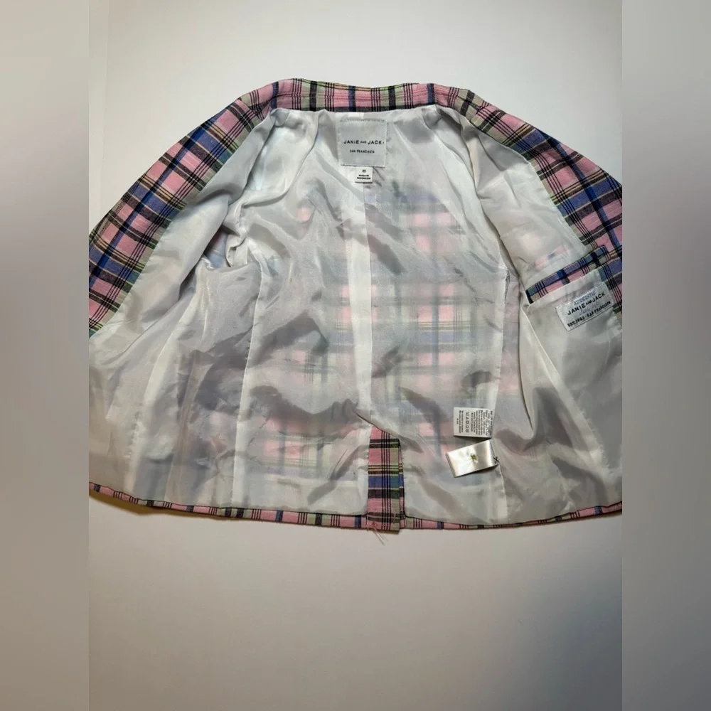 Jamie & Jack Boys Plaid Blazer Size 2T